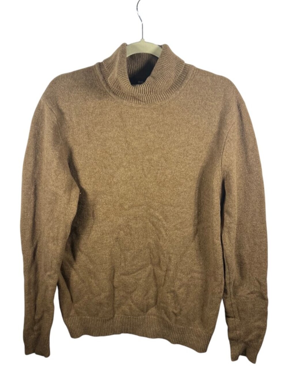 Uniqlo Sweater Womens Wool Turtleneck Long Sleeve L Quiet Luxury Classic Preppy